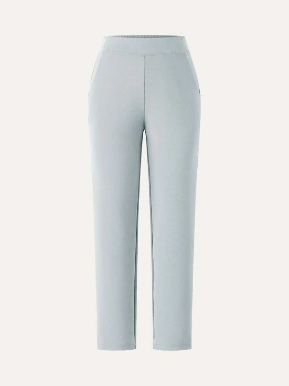 NWT OGL Sandwashed Mid Rise Pull-on Tapered Pants w/ Pockets Smoked Blue #A1999 - Picture 5 of 15